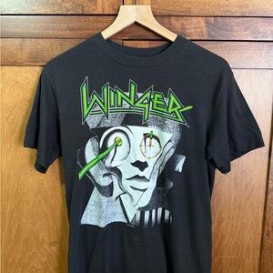 Winger 1988 Too Tuff To Tame Band Shirt